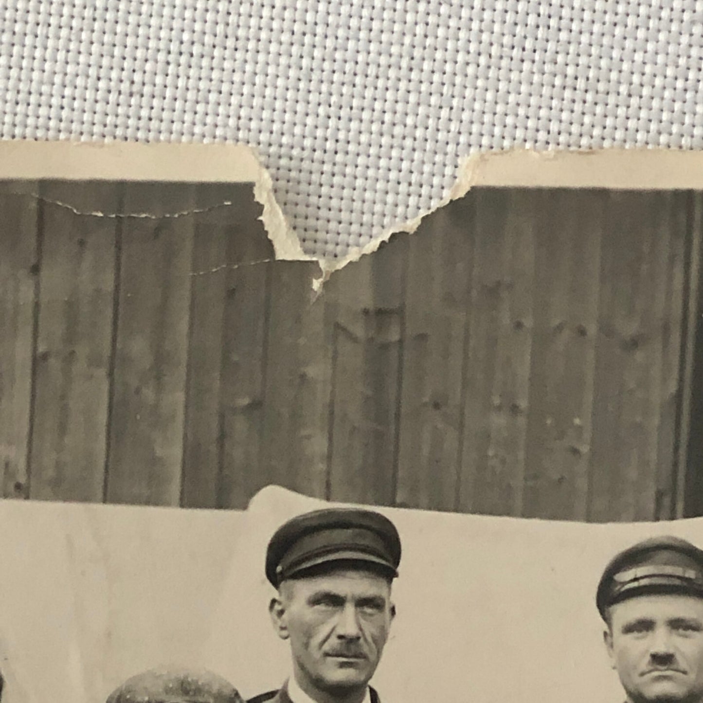 Vintage Photo Photograph Factory Workers Men German Germany 