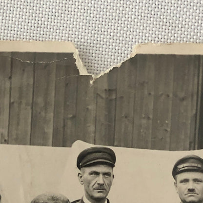 Vintage Photo Photograph Factory Workers Men German Germany 