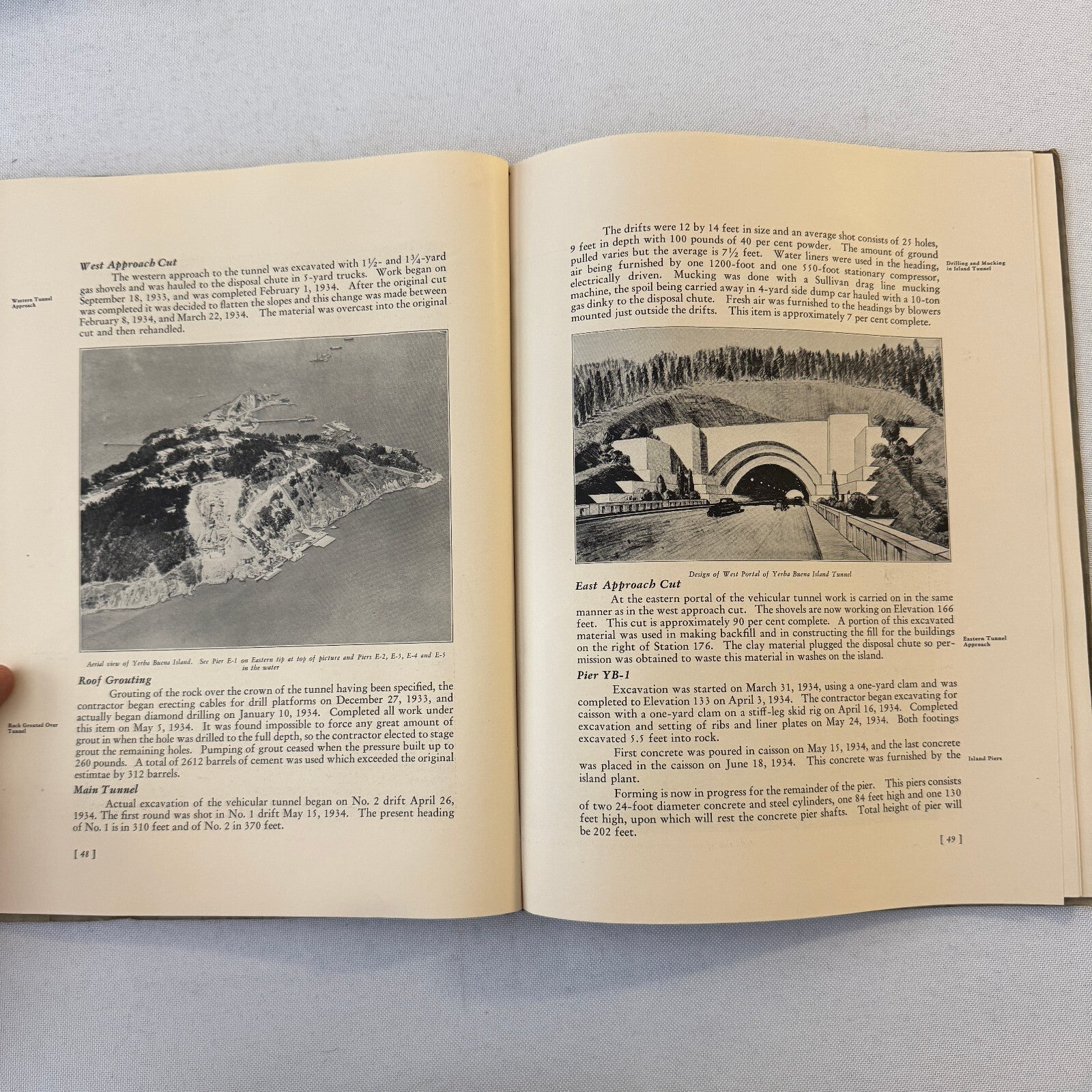 San Francisco Oakland Bay Bridge Annual State Report Book Lot 6x 1934 - 1939