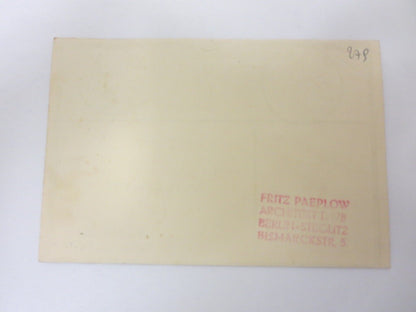 1927 Nurburgring Postage Stamp on Postcard - Rare Original Nurburg Ring Nurnberg