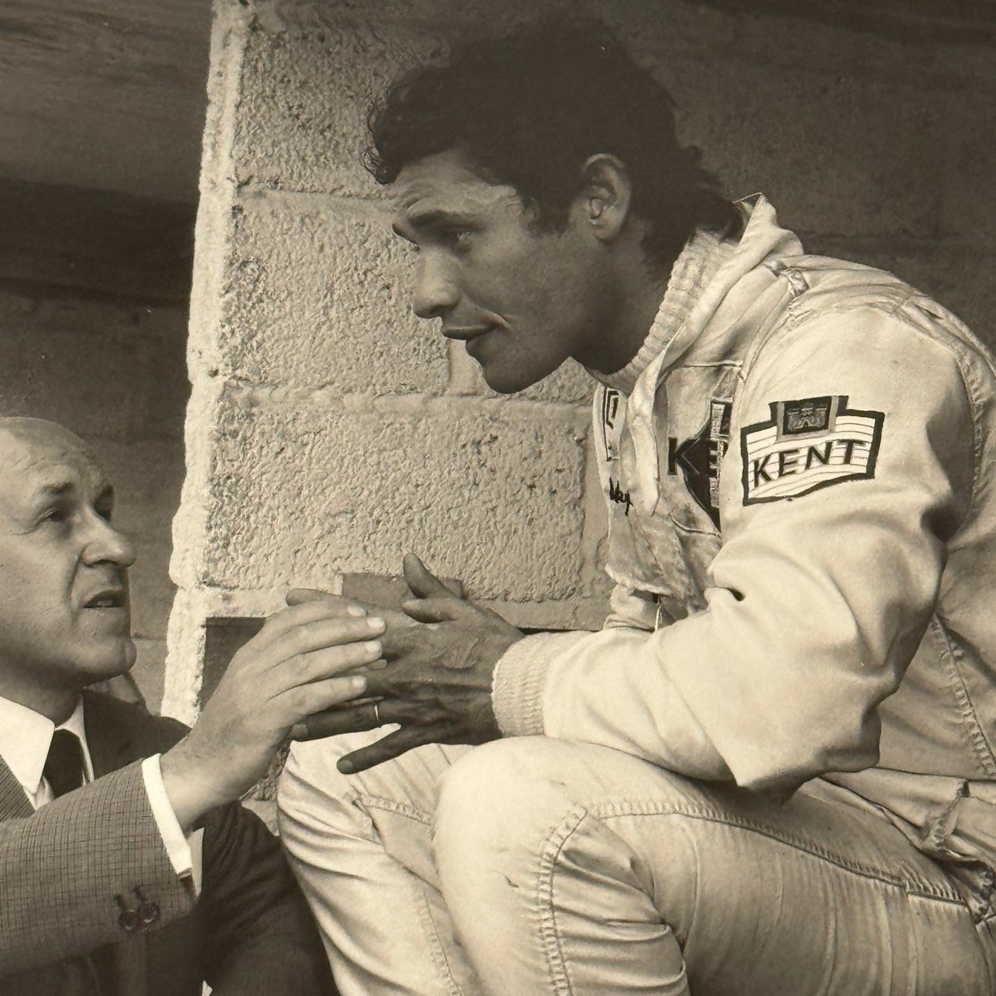 Vintage Racing Photo 1972 British Grand Prix Jacky Ickx