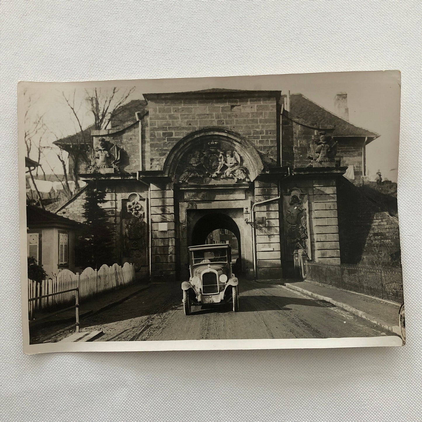 Antique Press Photo Photograph Agence Meurisse Paris Nice Rally ? Racing Car 