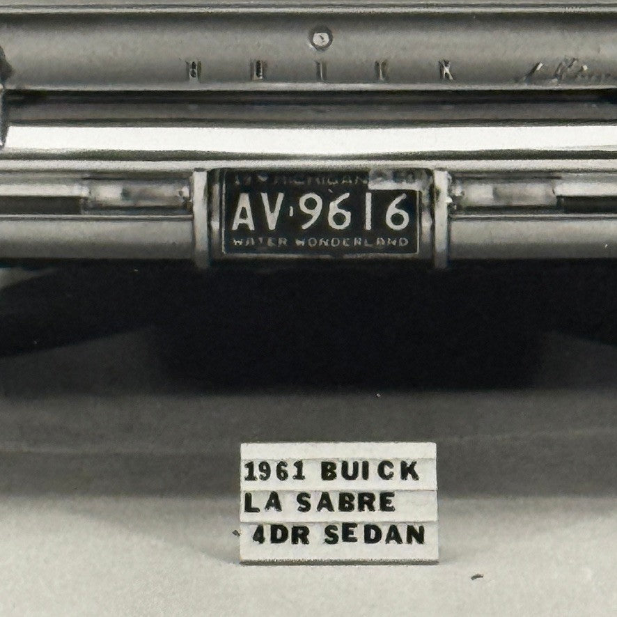 1961 Buick LeSabre 4-Door Sedan Car Photo Photograph Print Vintage