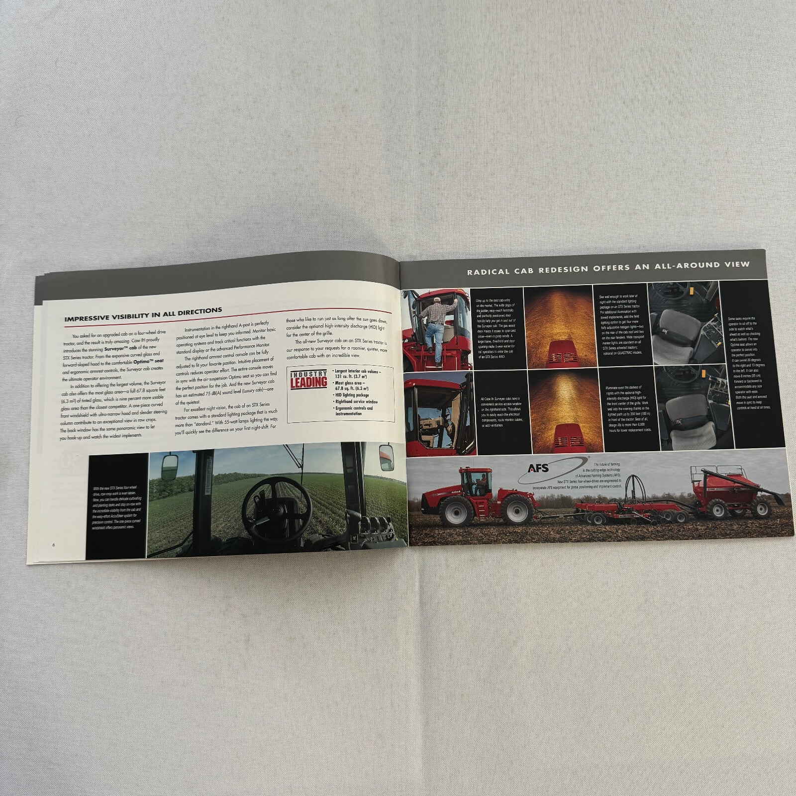 Case STX Series Steiger Tractor Sales Brochure Catalog Advertising 275 to 440 HP