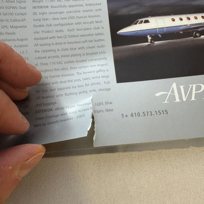 2006 Private Jet Plane Aircraft Airplane Executive Wings Catalog Brochure