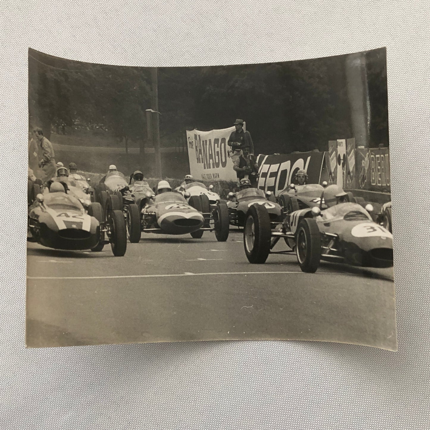 Vintage Solitude Grand Prix Racing Photo Photograph 1961 Formula Junior