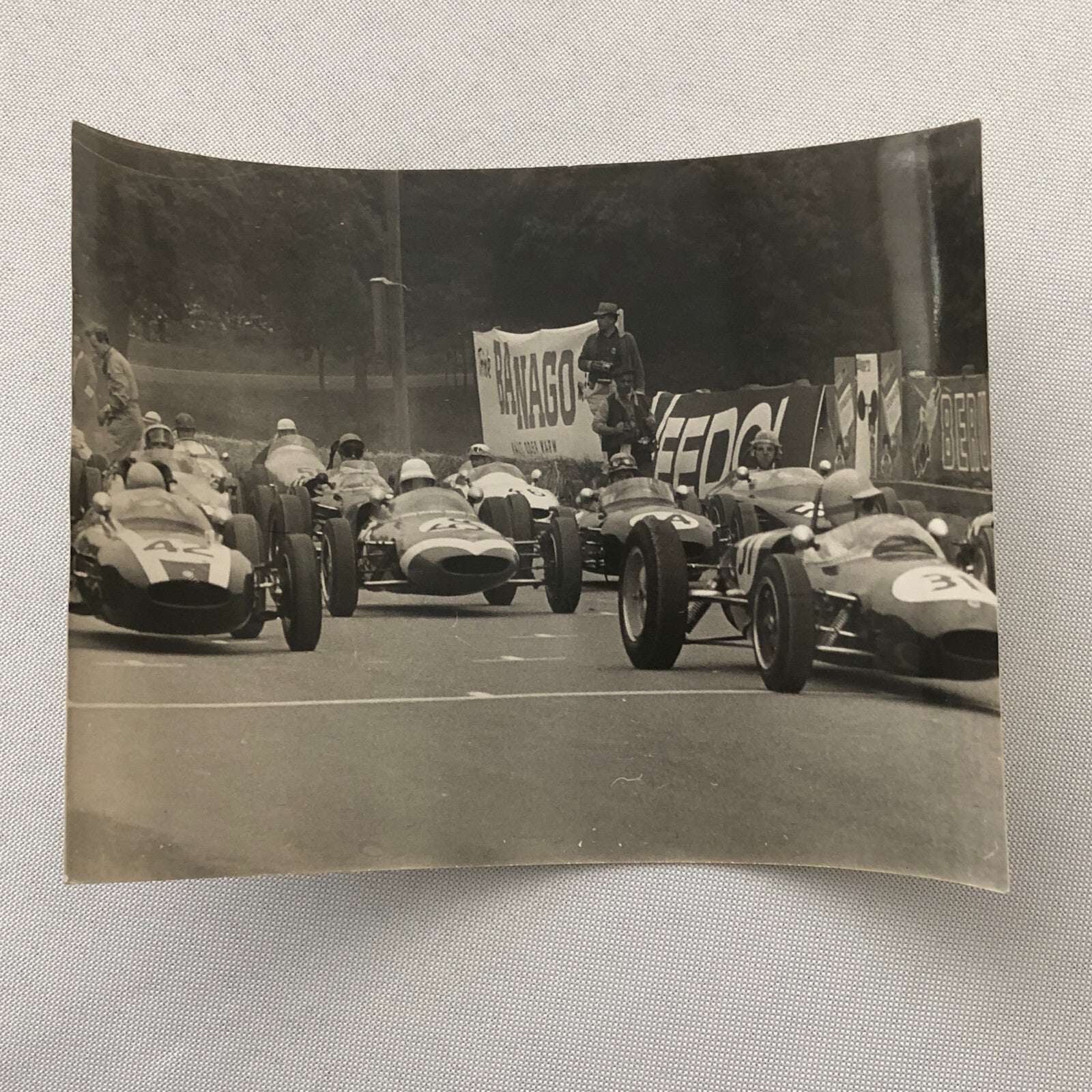 Vintage Solitude Grand Prix Racing Photo Photograph 1961 Formula Junior