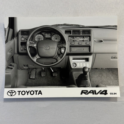 1994 Toyota RAV4 SUV Factory Press Photo Photograph Lot 2x