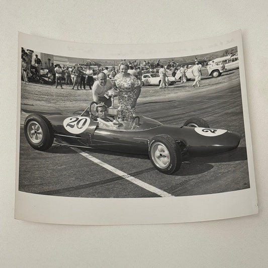 Vintage Racing Photo Santa Barbara California Formula Junior Photograph Print
