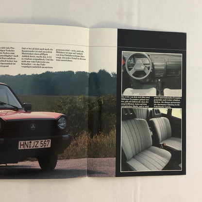 Lancia A112 Car Sales Brochure Catalog Vintage GERMAN Lancia A 112