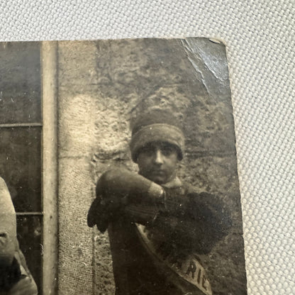 Antique Hockey RPPC Real Photo Postcard Post Card Amateur Team Players