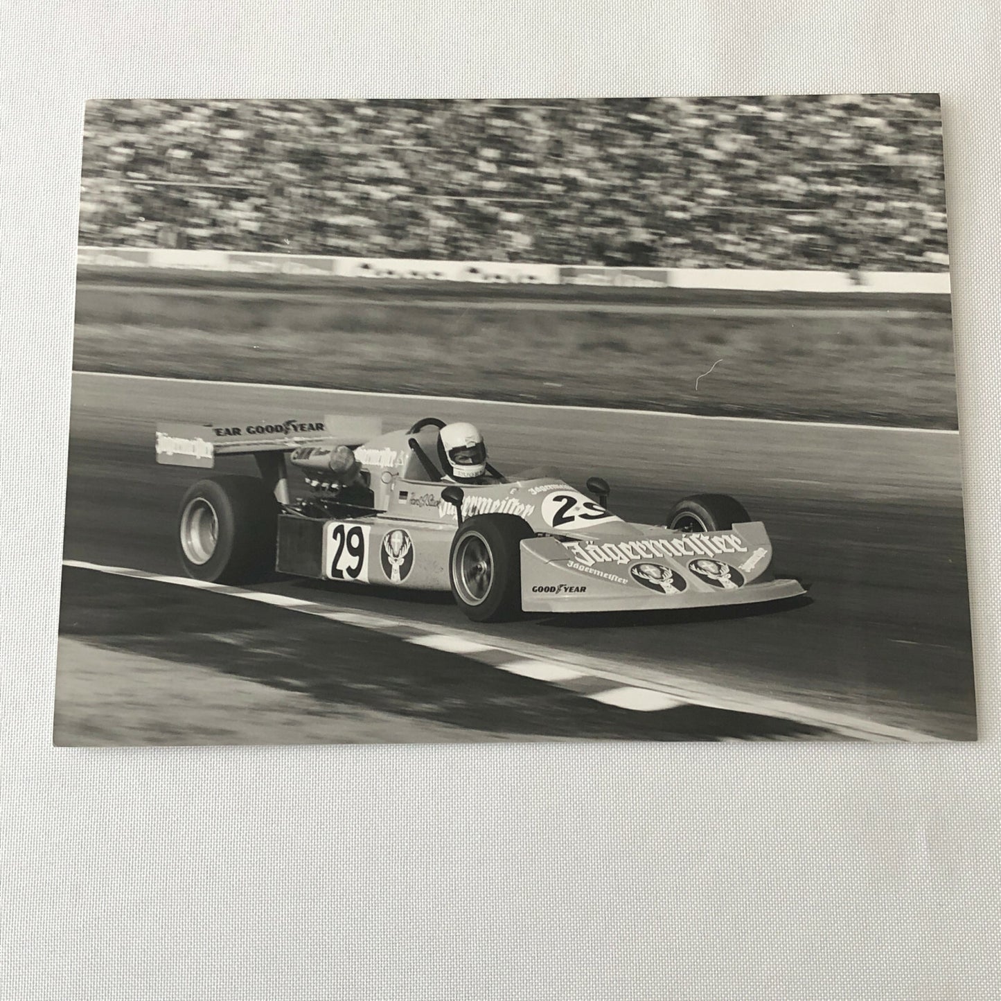 Vintage 1976 Formula 2 F2 Hockenheim Racing Photo Photograph Hans Stuck March 
