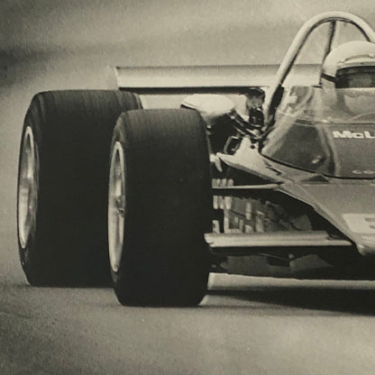 Vintage Indianapolis Indy Racing Car Photo 1971 McLaren Car Mark Donohue