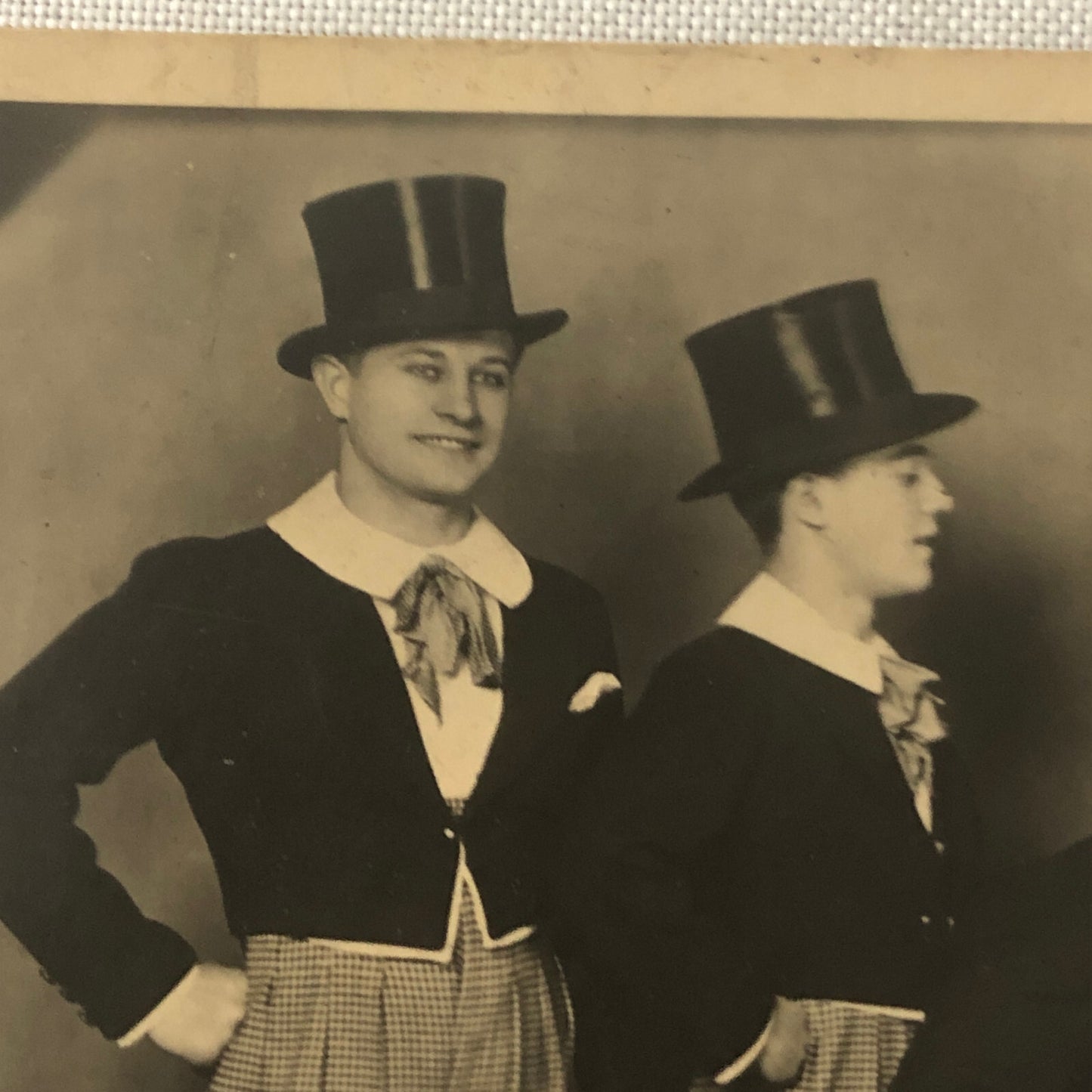 Circus Performer Troupe Acrobats in Costume Photo Photograph Vintage