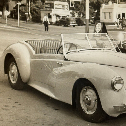 1948 Healey Roadster Car Automobile Photo Photograph Print Vintage