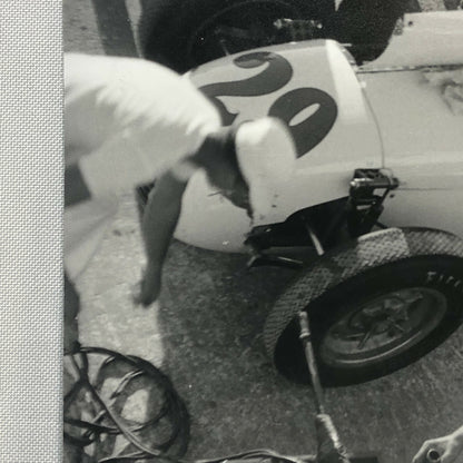 Vintage Racing Photo Photograph AJ Foyt Dean Van Lines Special Car JM Fangio 