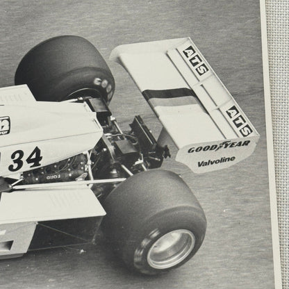 Jean Pierre Jarier JP Jarier Vintage Racing Photo Photograph Print Werner Eisele