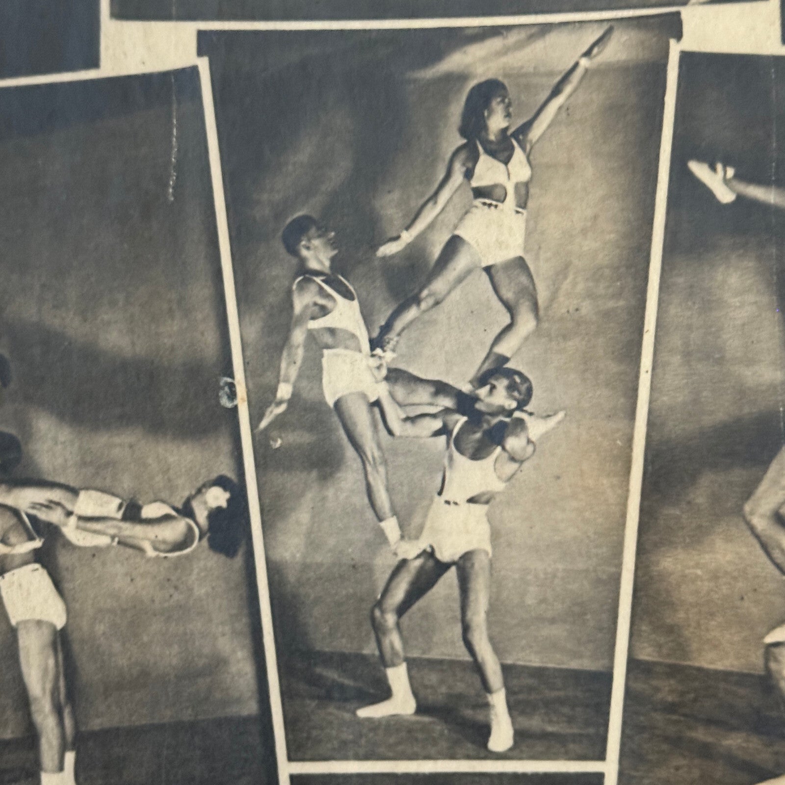 Vintage Circus Acrobat Balancing Act Photo Photograph