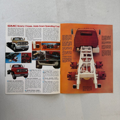 GMC 97.5 Conventional Series Truck Sales Brochure Catalog 6500 Series Vintage