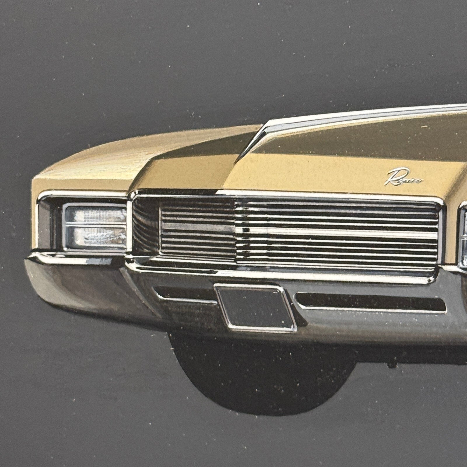 Vintage Buick Riviera Car Illustration Art Drawing Hand Drawn Robert Preis