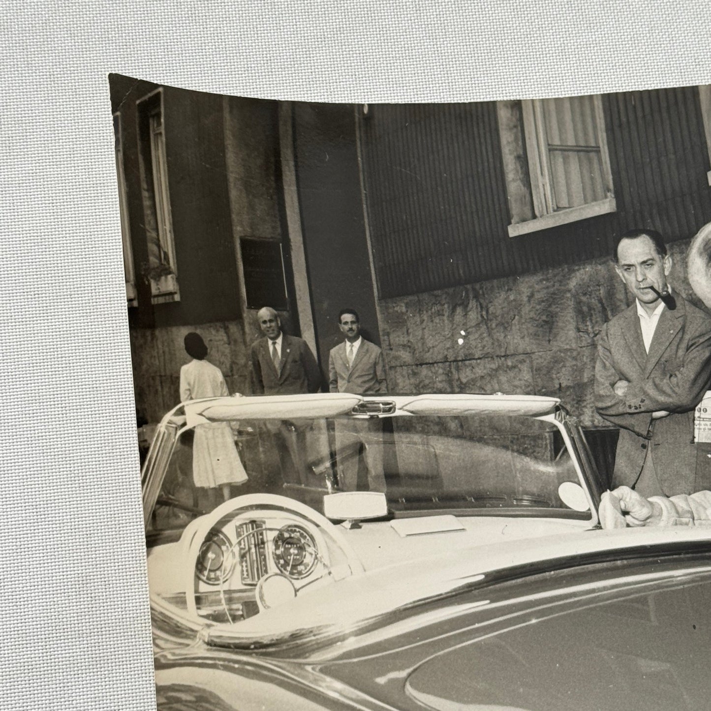 Juan Manuel Fangio Mercedes 300 SL Roadster Italian Press Photo Photograph 1958