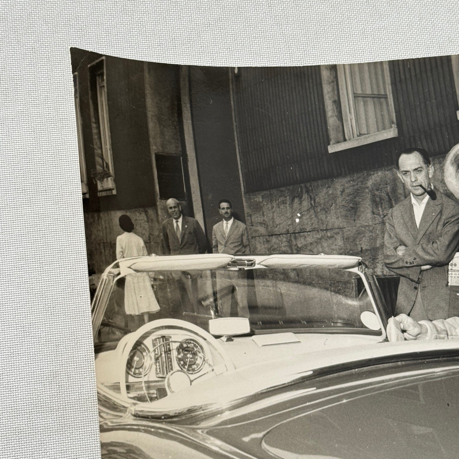 Juan Manuel Fangio Mercedes 300 SL Roadster Italian Press Photo Photograph 1958