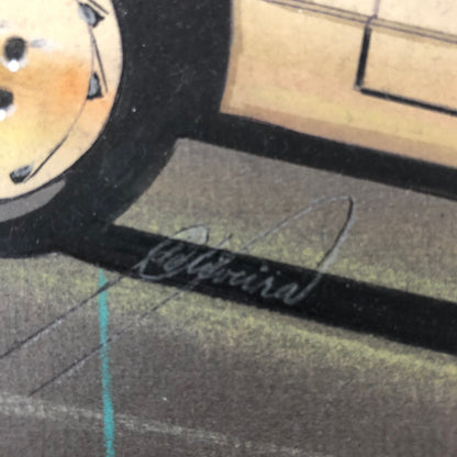 Volkswagen VW Concept Car Illustration Design Drawing Sketch Art Passat Jetta ?