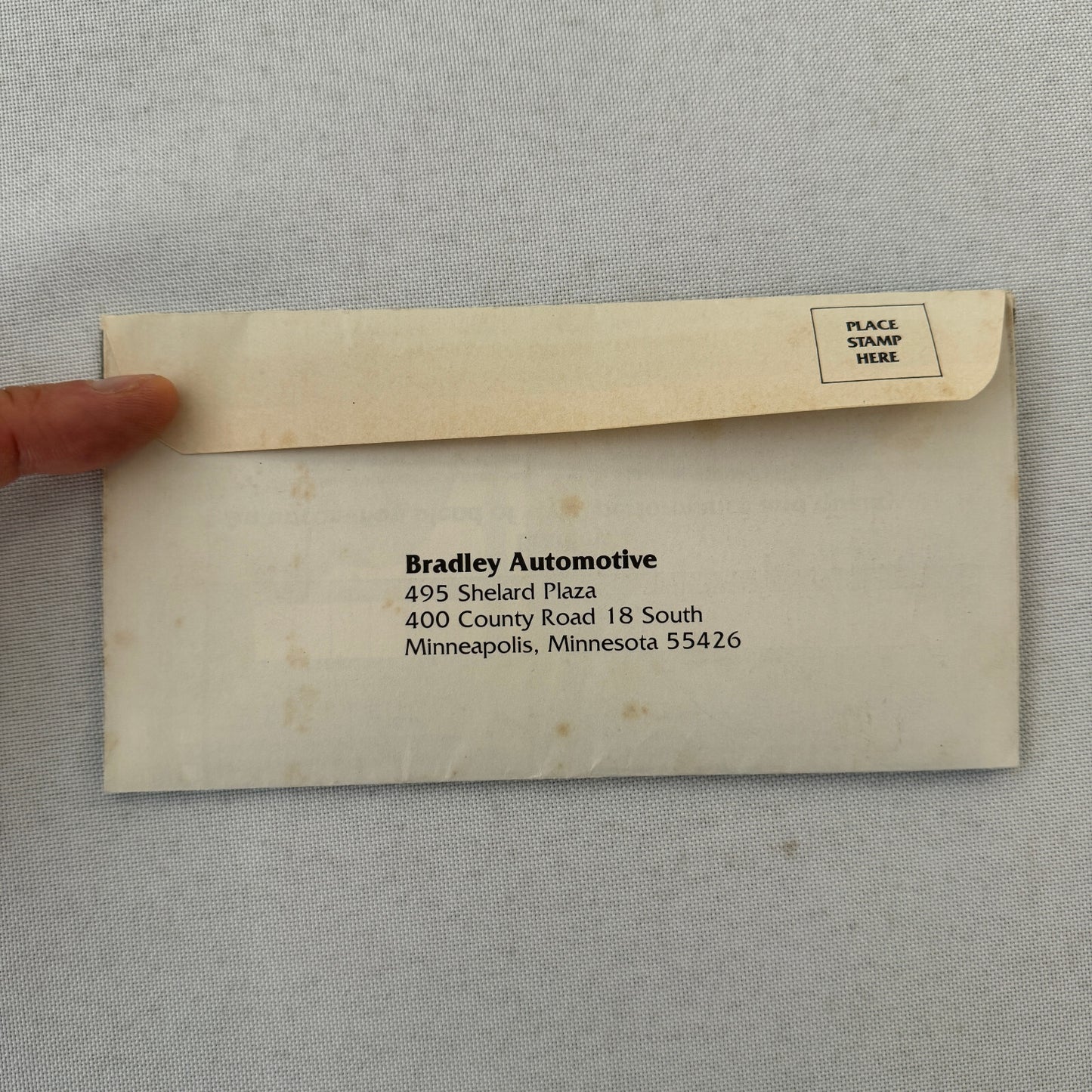 Bradley GT GTII Sports Car Brochure Request Envelope Mailer Advertising