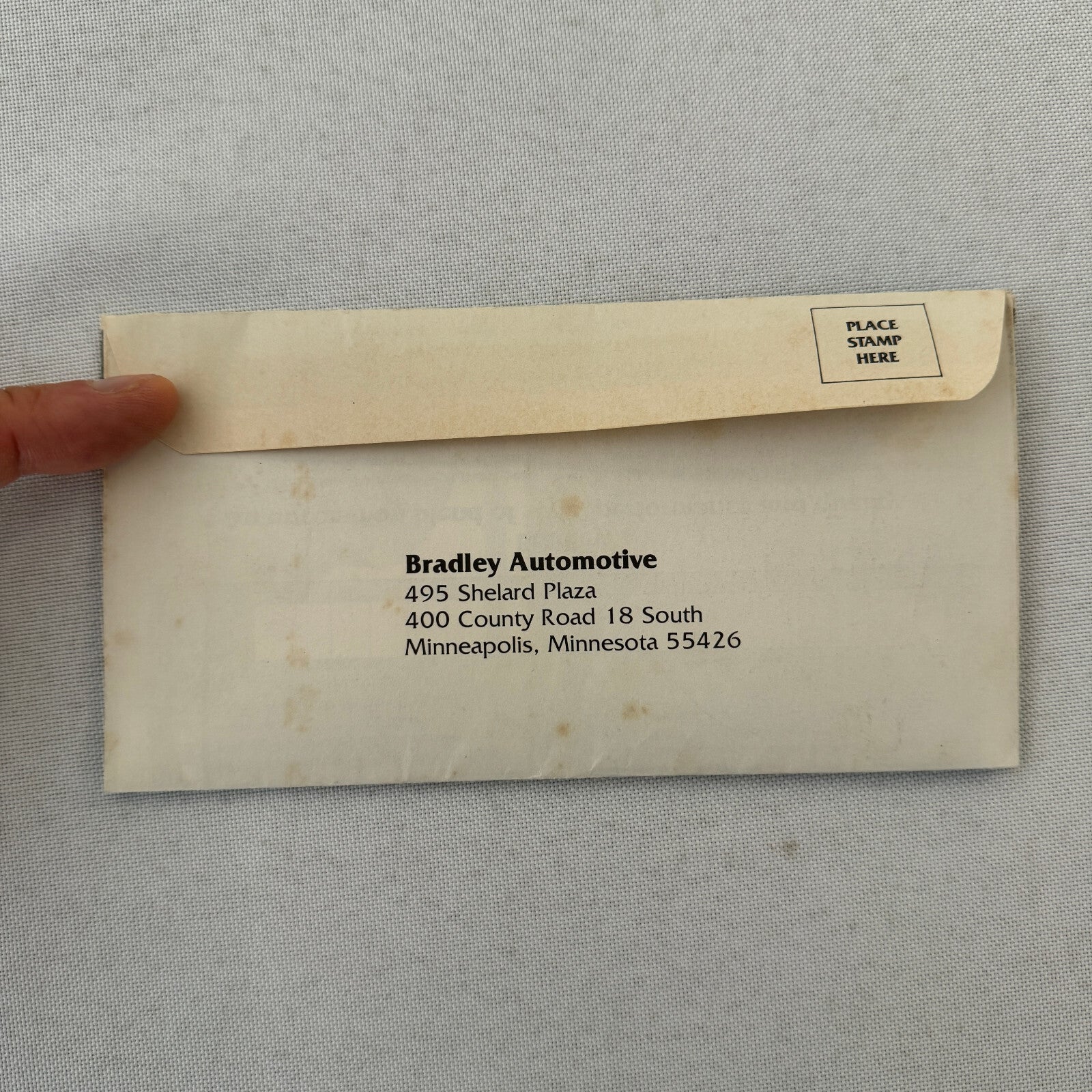 Bradley GT GTII Sports Car Brochure Request Envelope Mailer Advertising