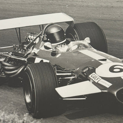Vintage Racing Photo Photograph Watkins Glen Jack Brabham Ford