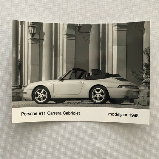 1995 Porsche 911 Carrera Cabriolet Factory Press Photo Photograph Print 