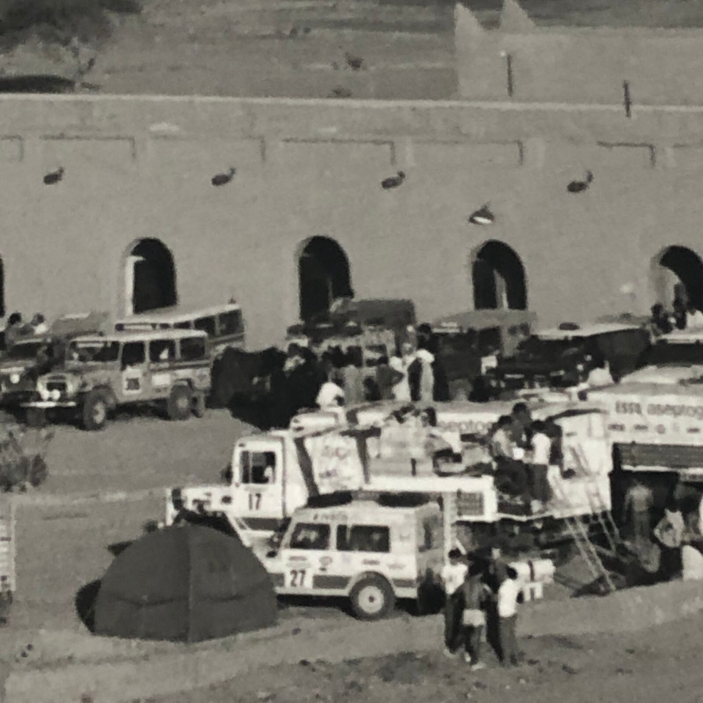 1980 Transafrica Rally Rallye Photo Photograph DPPI Trucks Africa