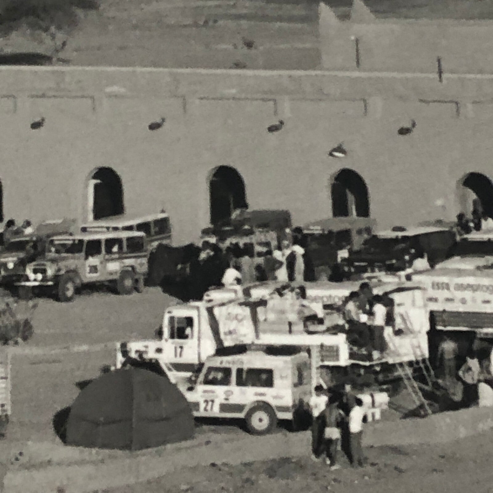 1980 Transafrica Rally Rallye Photo Photograph DPPI Trucks Africa