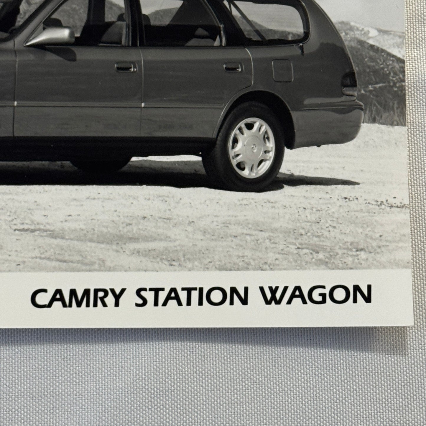 Vintage Toyota Camry Station Wagon Factory Press Photo Photograph Print