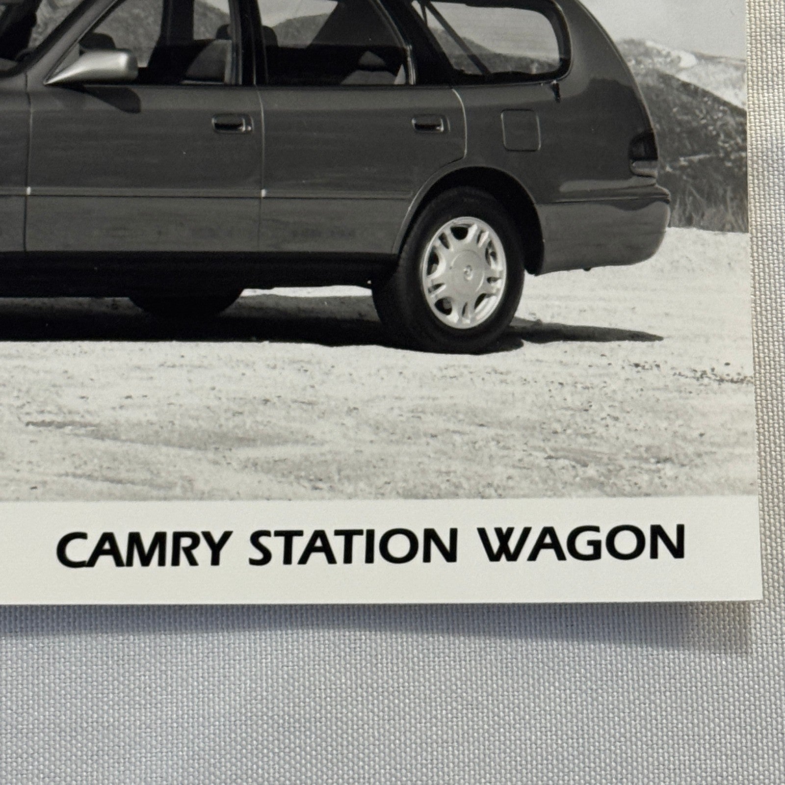 Vintage Toyota Camry Station Wagon Factory Press Photo Photograph Print