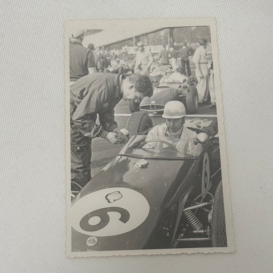 Vintage Racing Photo John Surtees Lotus Climax Car Oulton Park 1962 Motorsport