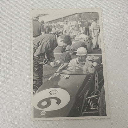 Vintage Racing Photo John Surtees Lotus Climax Car Oulton Park 1962 Motorsport