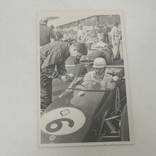 Vintage Racing Photo John Surtees Lotus Climax Car Oulton Park 1962 Motorsport
