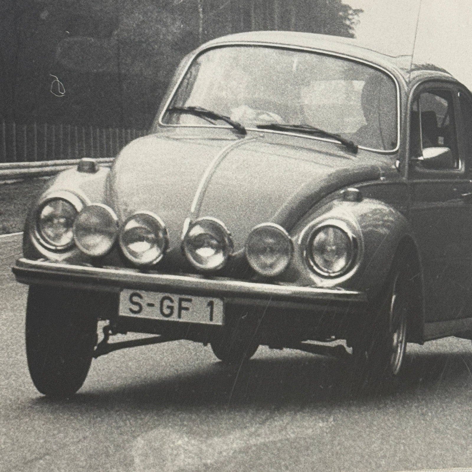 Vintage Volkswagen Beetle VW Bug Photo Photograph Custom Etzold