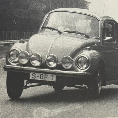 Vintage Volkswagen Beetle VW Bug Photo Photograph Custom Etzold