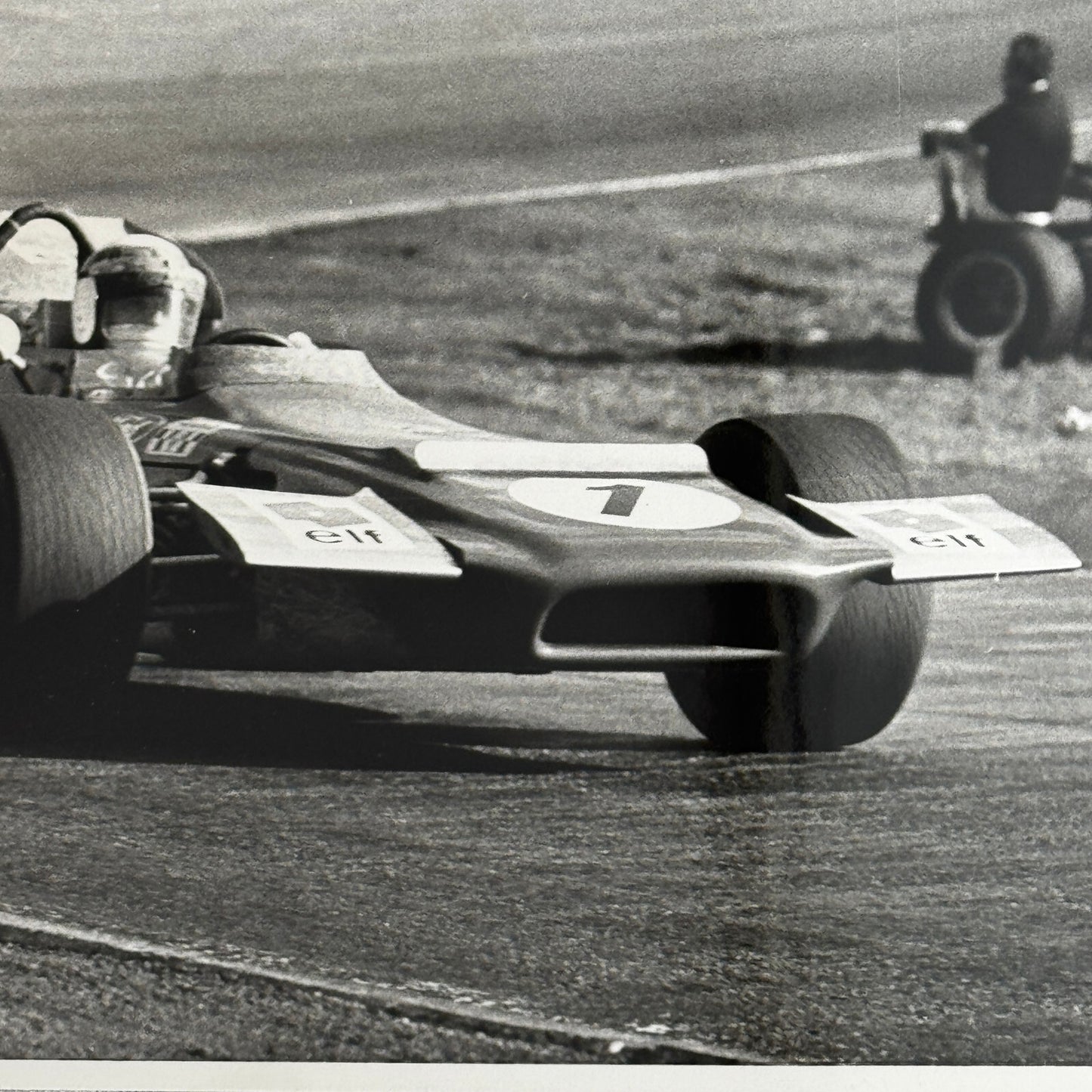 Vintage ELF Racing Car Photo Photograph Print Foto Hruby Germany