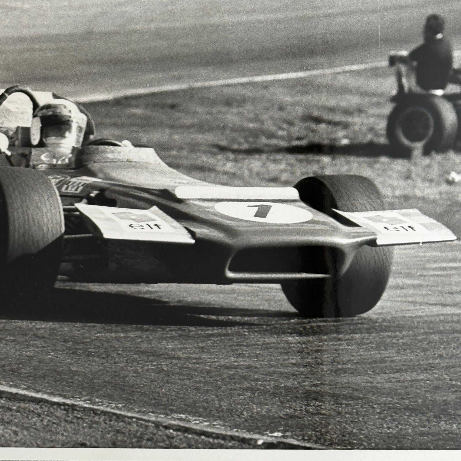 Vintage ELF Racing Car Photo Photograph Print Foto Hruby Germany