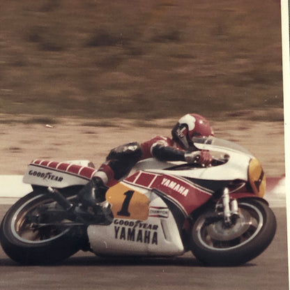 Vintage Motorcycle Racing Photo photograph Yamaha Suzuki Bike Race