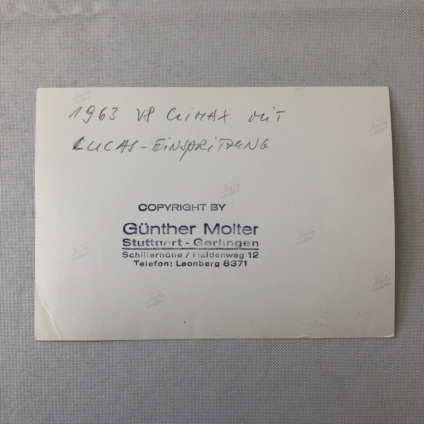 Climax Grand Prix Racing Car Engine Motor Photo Photograph Print Gunther Molter