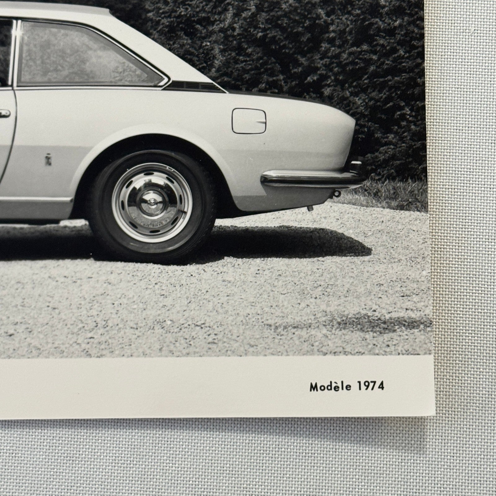 1974 Peugeot 504 Coupe Factory Press Photo Photograph Vintage