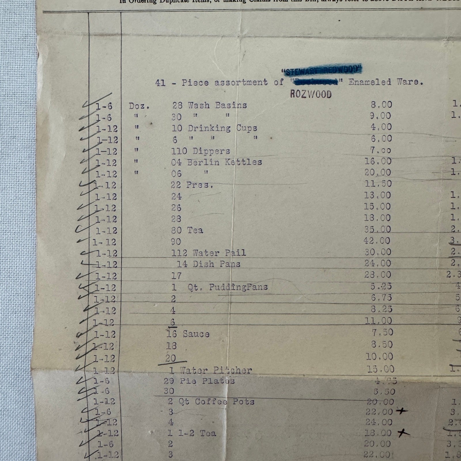 McIntosh Hardware Corporation Cleveland 1908 Receipt Invoice Document Antique
