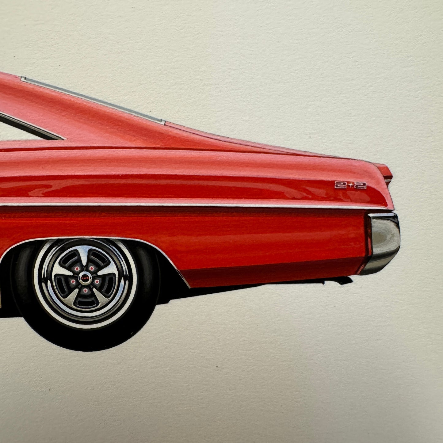 1967 Pontiac 428 Automobile Illustration Art Drawing Hand Drawn Robert Preis