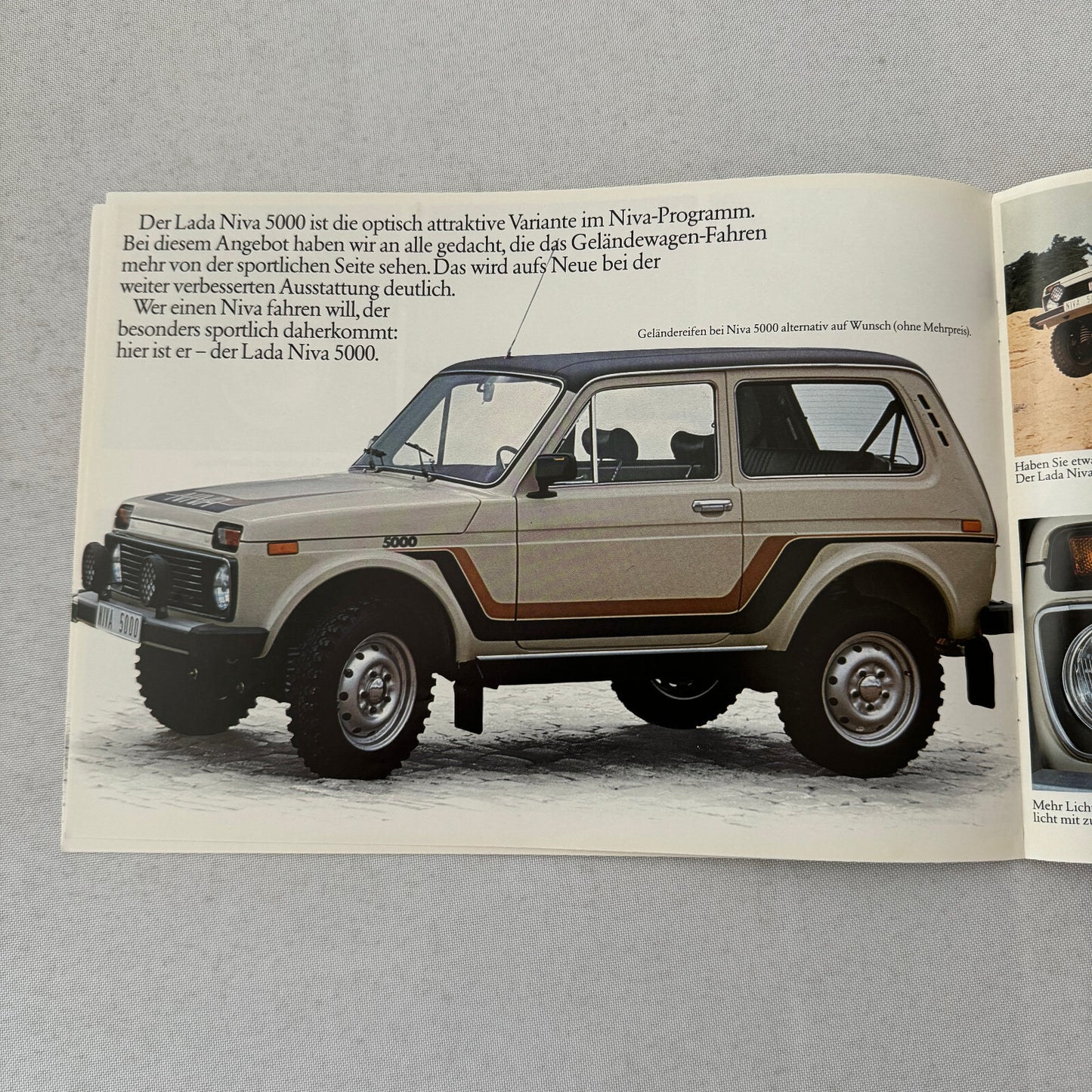 Lada Niva Car Sales Brochure Catalog Niva E Niva 5000 C 5000C GERMAN