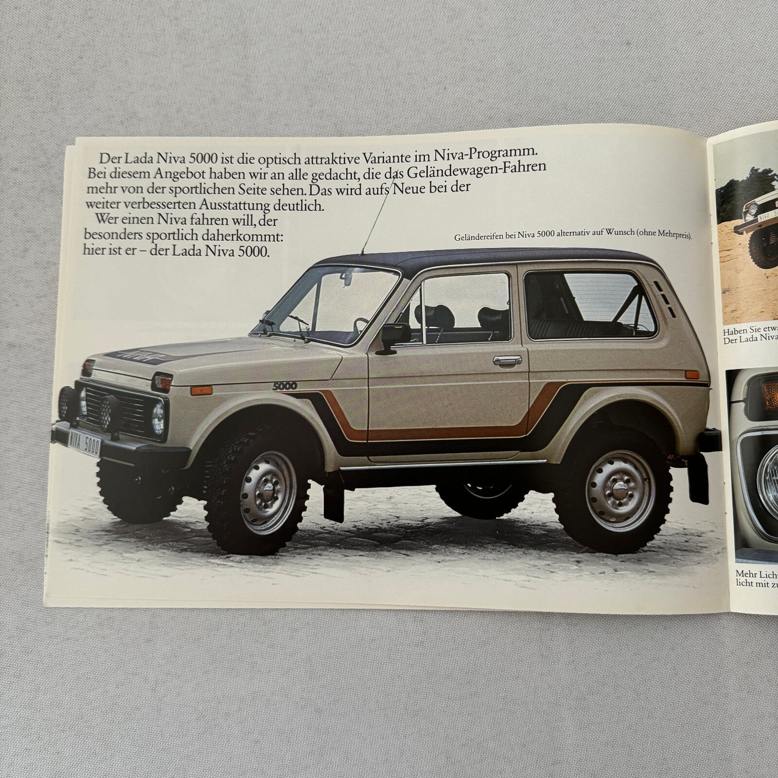 Lada Niva Car Sales Brochure Catalog Niva E Niva 5000 C 5000C GERMAN