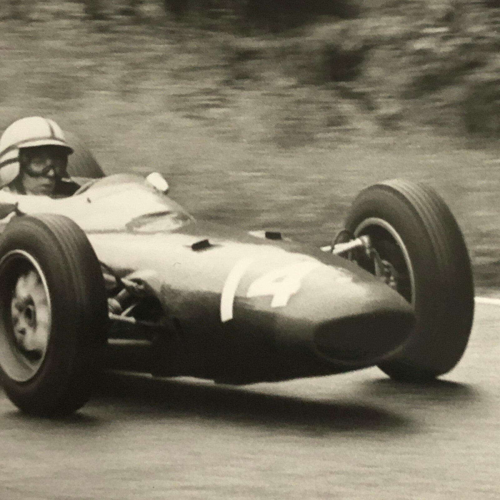 Vintage Grand Prix Racing Car Photo Photograph Print 